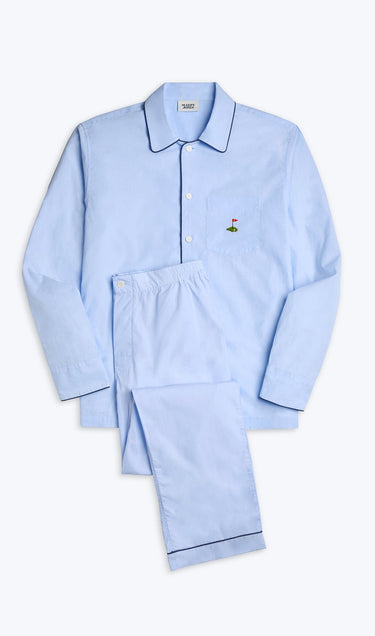 Collector's Edition Henry Pajama Set in Hand-Embroidered Golf Flag