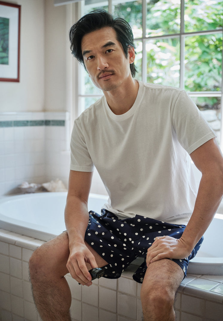Gus Boxer in Navy Polka Dot